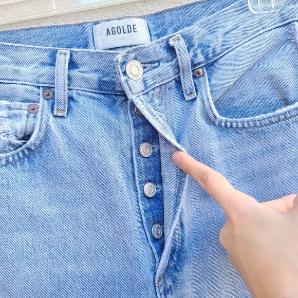 Agolde | 90's Mid Rise Loose Fit in Captured Size 24 - Picture 5 of 13